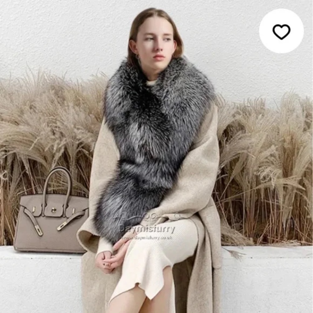 Genuine Fox Fur Stole Rare Vintage one size $5000